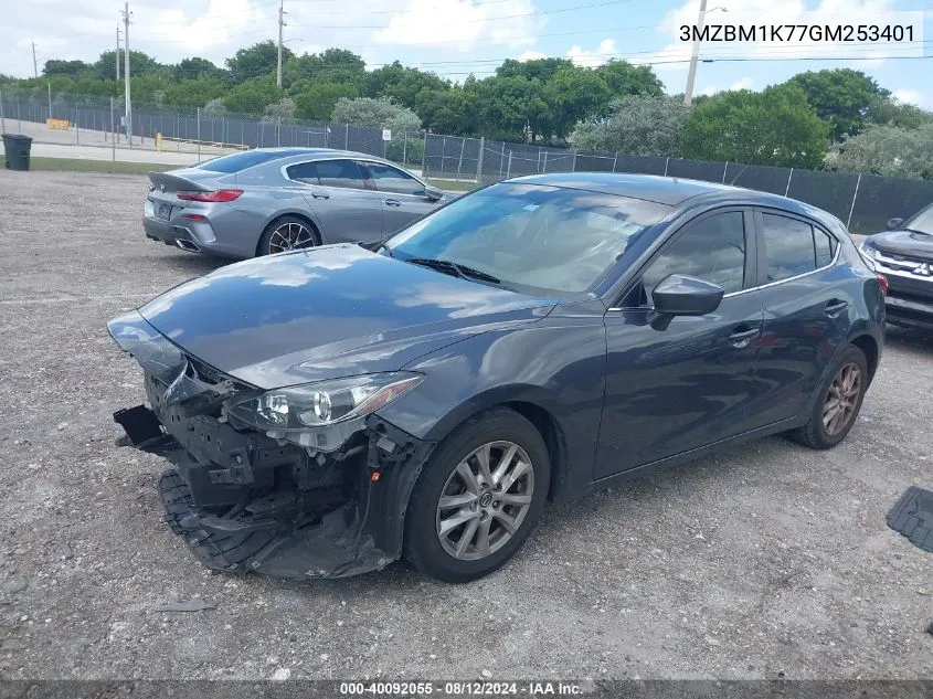 2016 Mazda Mazda3 I Sport VIN: 3MZBM1K77GM253401 Lot: 40092055