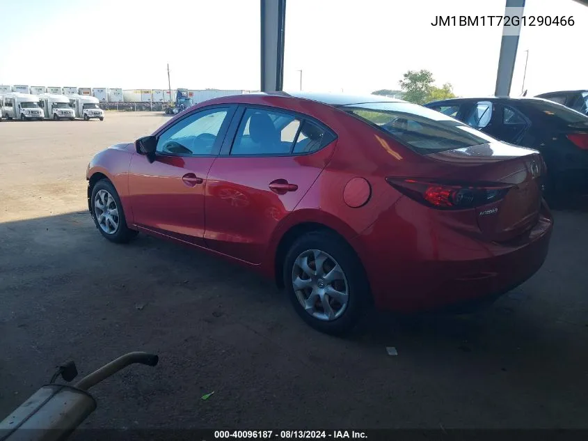 2016 Mazda Mazda3 I Sport VIN: JM1BM1T72G1290466 Lot: 40096187