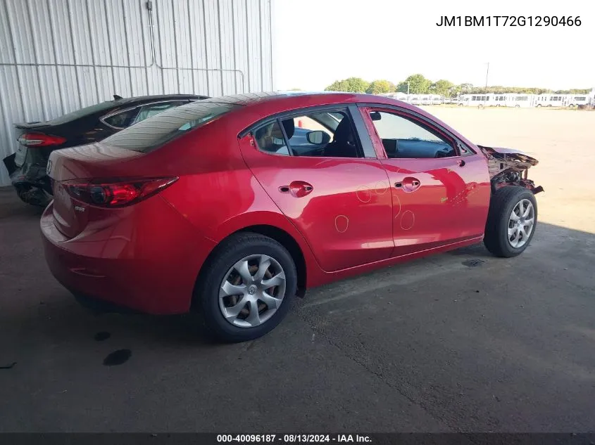 2016 Mazda Mazda3 I Sport VIN: JM1BM1T72G1290466 Lot: 40096187