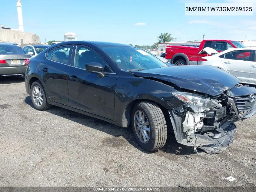 2016 Mazda 3 Touring VIN: 3MZBM1W73GM269525 Lot: 40153452