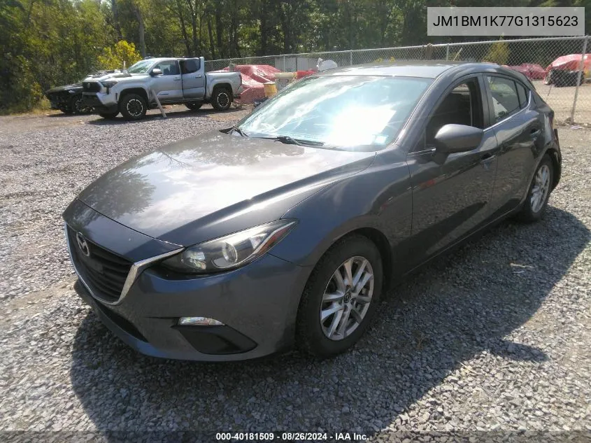 2016 Mazda Mazda3 I Sport VIN: JM1BM1K77G1315623 Lot: 40181509