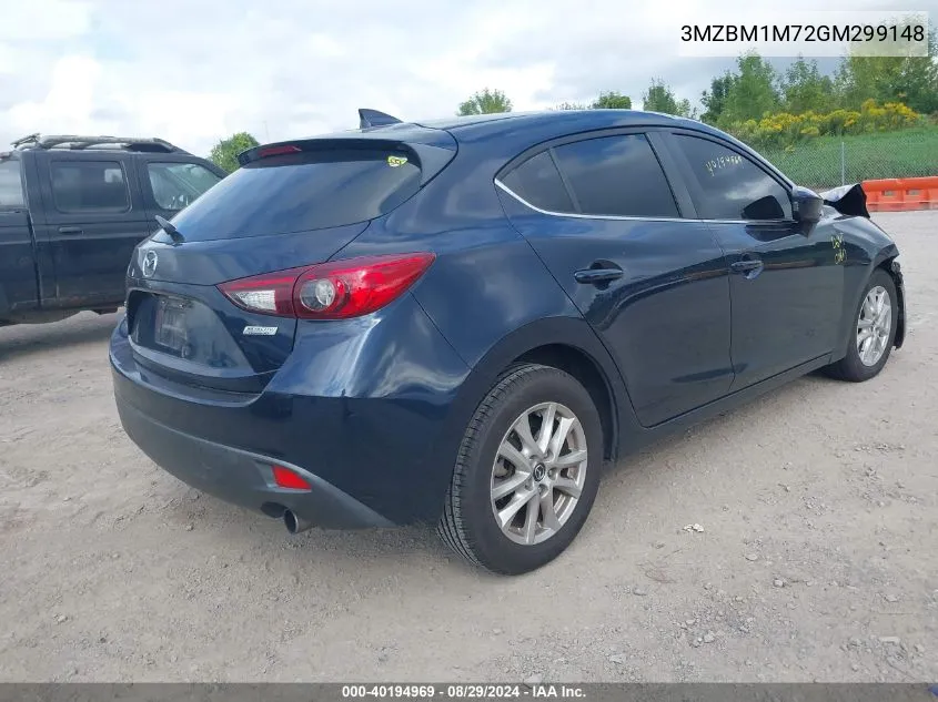 2016 Mazda Mazda3 I Touring VIN: 3MZBM1M72GM299148 Lot: 40194969