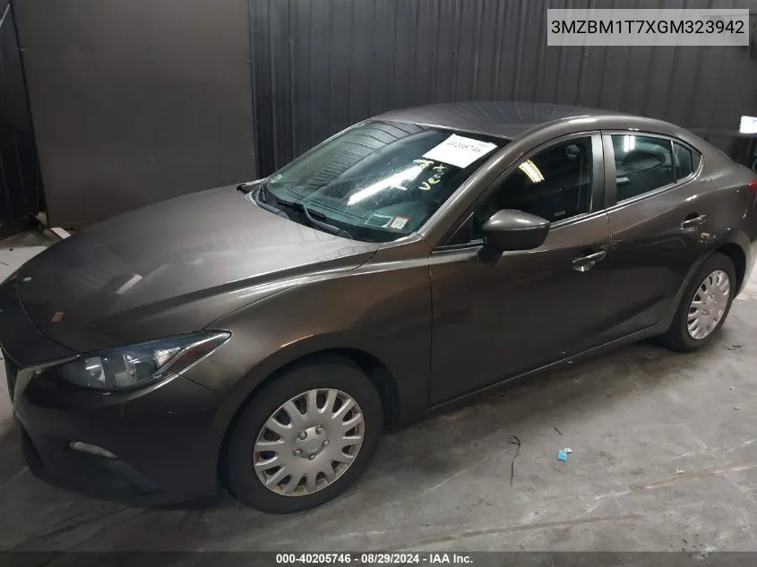 2016 Mazda Mazda3 I Sport VIN: 3MZBM1T7XGM323942 Lot: 40205746