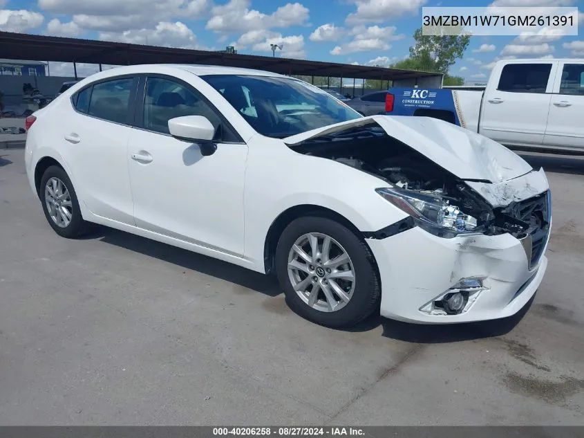 2016 Mazda Mazda3 I Touring VIN: 3MZBM1W71GM261391 Lot: 40206258