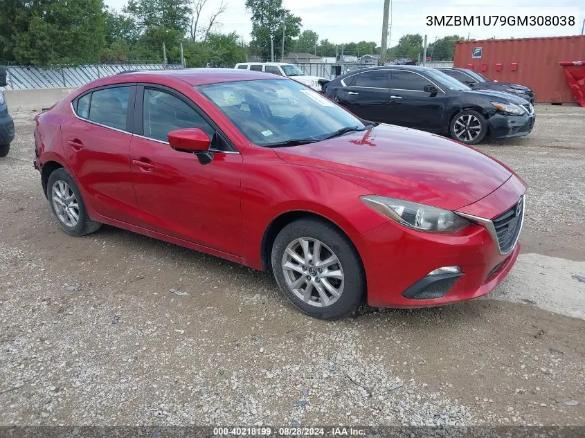 2016 Mazda Mazda3 I Sport VIN: 3MZBM1U79GM308038 Lot: 40218199