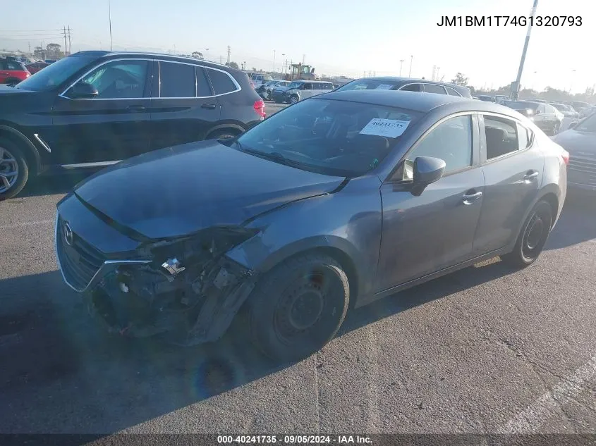 JM1BM1T74G1320793 2016 Mazda Mazda3 Sport