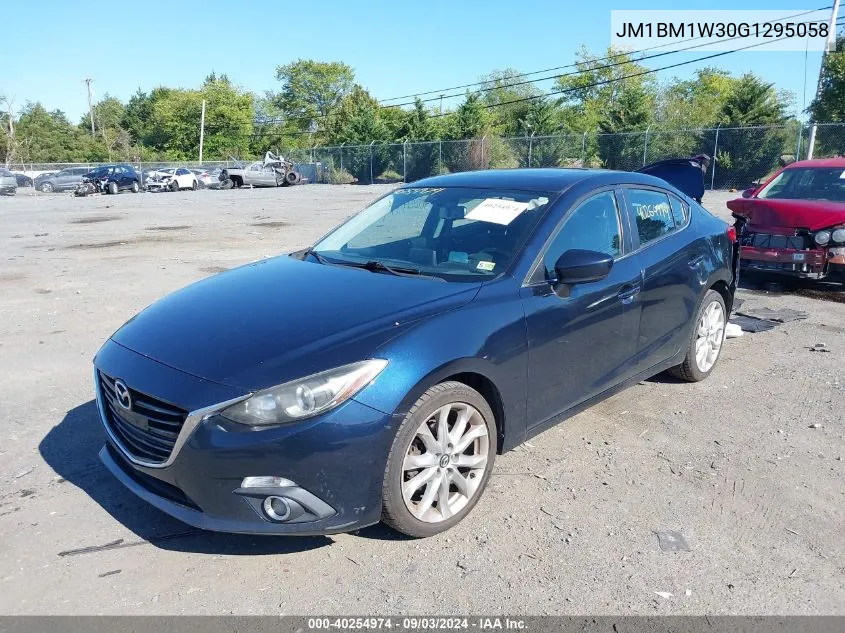 2016 Mazda Mazda3 S Touring VIN: JM1BM1W30G1295058 Lot: 40254974