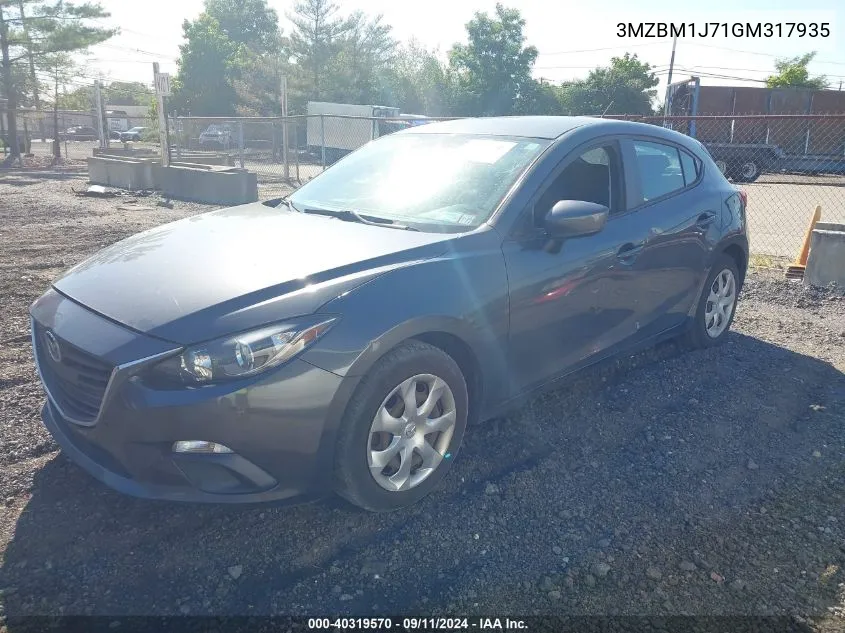 2016 Mazda Mazda3 I Sport VIN: 3MZBM1J71GM317935 Lot: 40319570