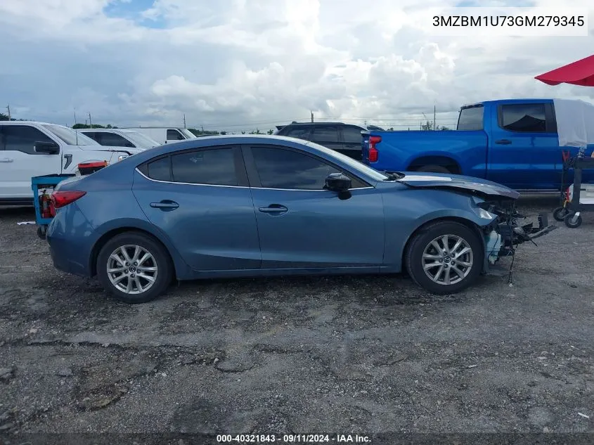 2016 Mazda Mazda3 I Sport VIN: 3MZBM1U73GM279345 Lot: 40321843