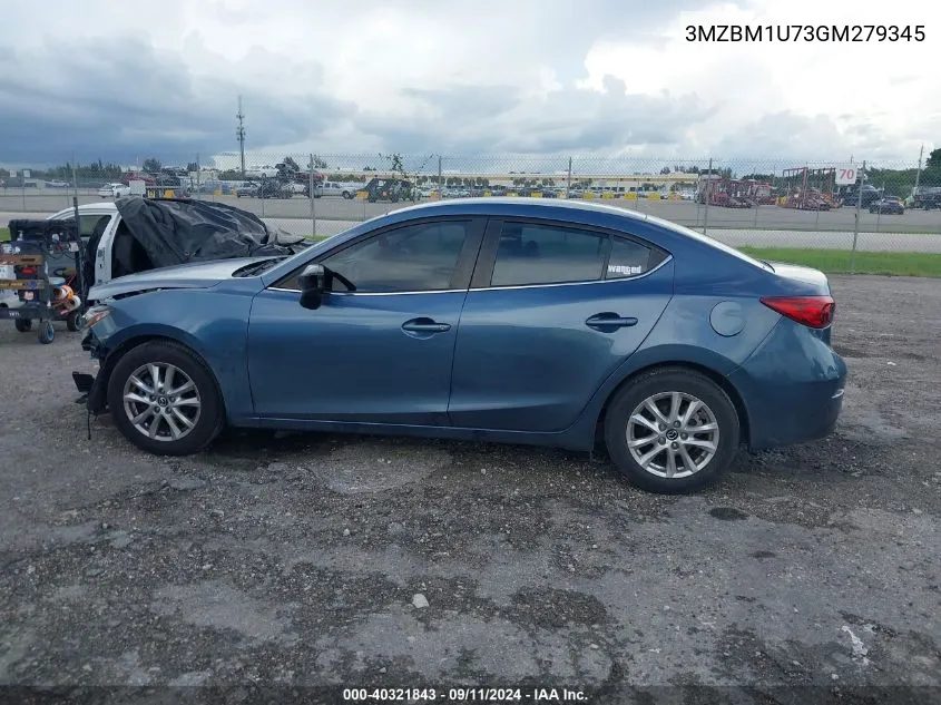 3MZBM1U73GM279345 2016 Mazda Mazda3 I Sport