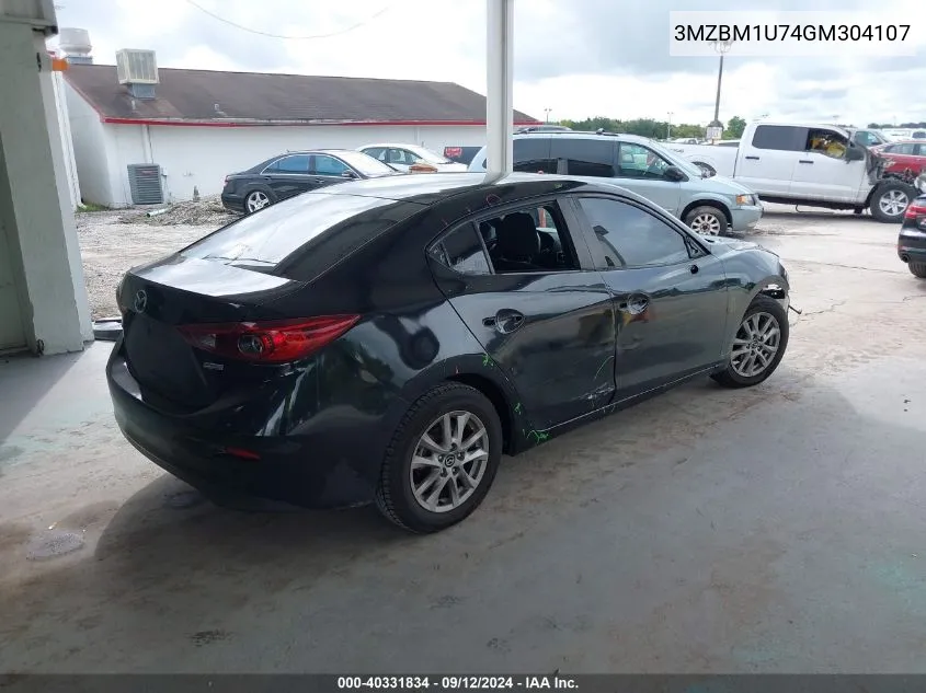 2016 Mazda 3 Sport VIN: 3MZBM1U74GM304107 Lot: 40331834