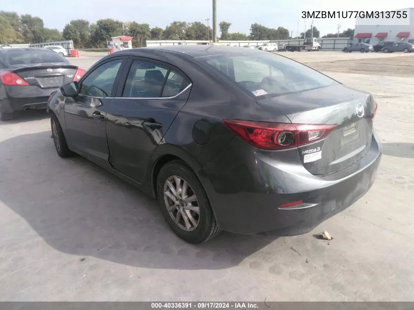 2016 Mazda Mazda3 I Sport VIN: 3MZBM1U77GM313755 Lot: 40336391