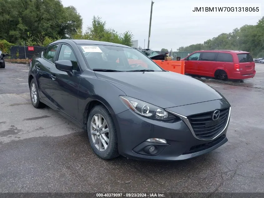 2016 Mazda Mazda3 I Touring VIN: JM1BM1W70G1318065 Lot: 40379097