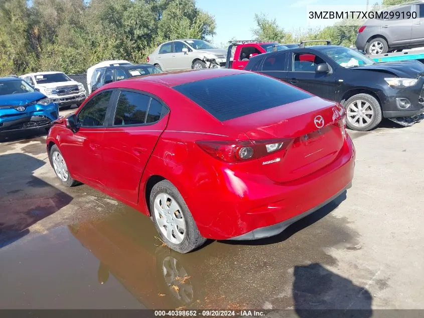 2016 Mazda Mazda3 I Sport VIN: 3MZBM1T7XGM299190 Lot: 40398652