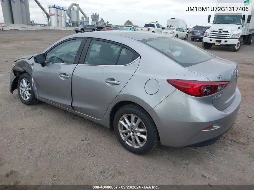 JM1BM1U72G1317406 2016 Mazda Mazda3 Sport