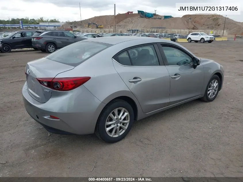 JM1BM1U72G1317406 2016 Mazda Mazda3 Sport