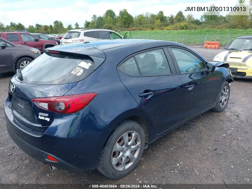 2016 Mazda Mazda3 I Sport VIN: JM1BM1J70G1310913 Lot: 40403664