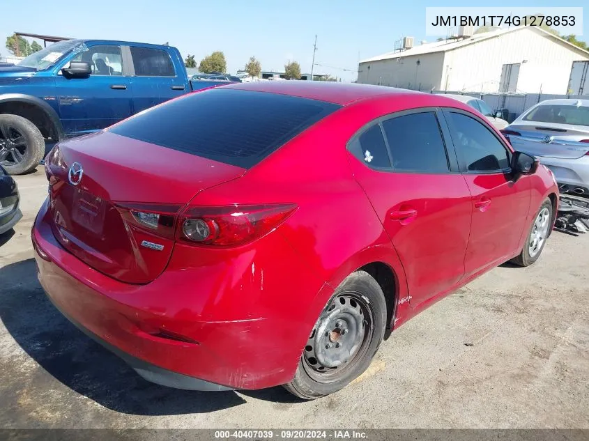 2016 Mazda Mazda3 I Sport VIN: JM1BM1T74G1278853 Lot: 40407039