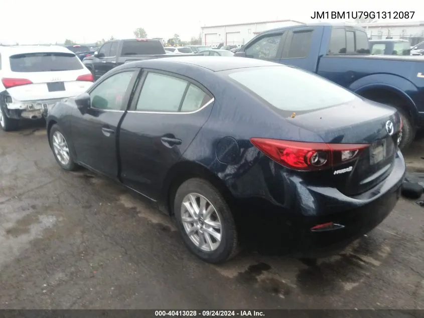 2016 Mazda Mazda3 Sport VIN: JM1BM1U79G1312087 Lot: 40413028