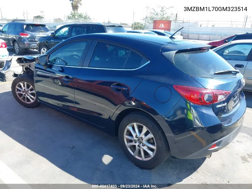 2016 Mazda Mazda3 I Touring VIN: 3MZBM1L70GM323514 Lot: 40417403