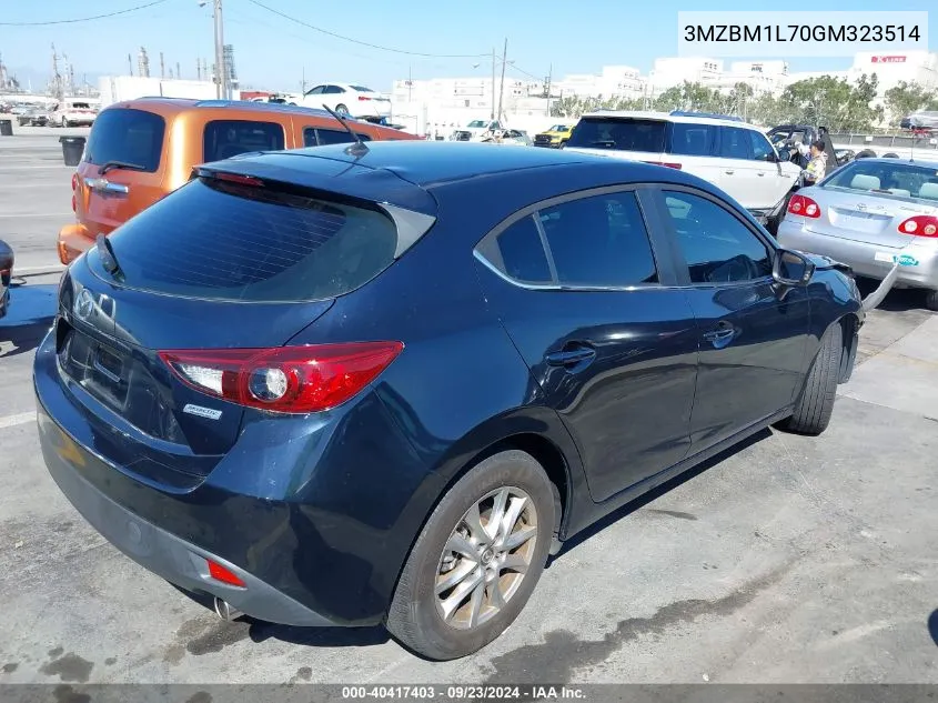 2016 Mazda Mazda3 I Touring VIN: 3MZBM1L70GM323514 Lot: 40417403