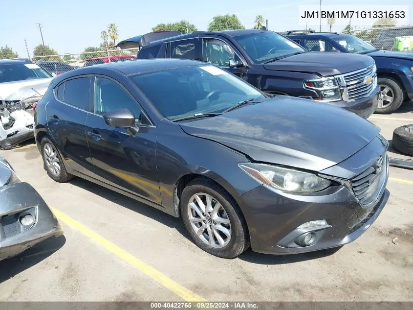 2016 Mazda Mazda3 I Touring VIN: JM1BM1M71G1331653 Lot: 40422765