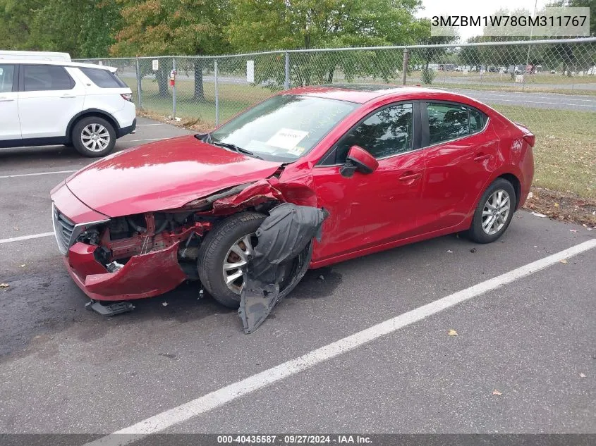 2016 Mazda Mazda3 I Touring VIN: 3MZBM1W78GM311767 Lot: 40435587