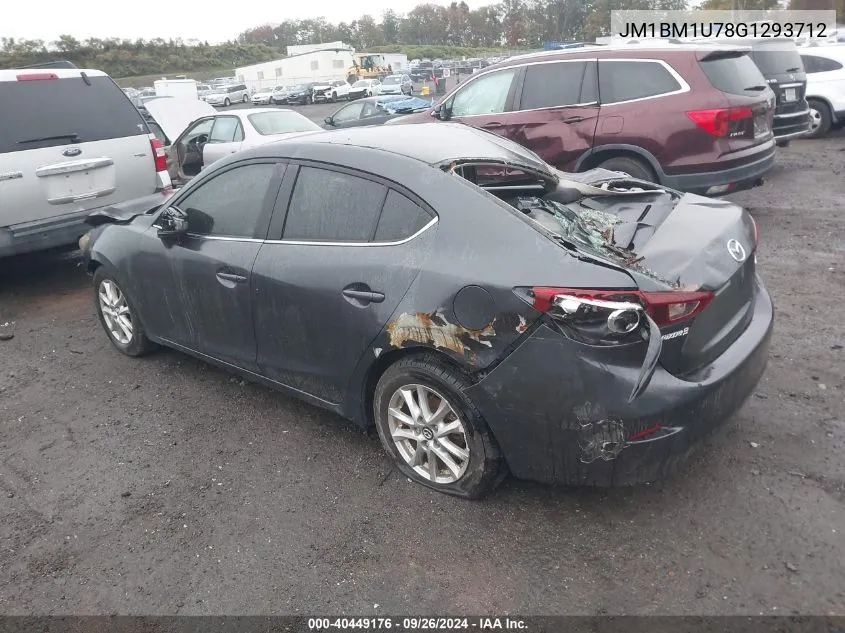 2016 Mazda Mazda3 I Sport VIN: JM1BM1U78G1293712 Lot: 40449176