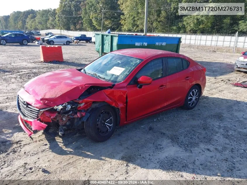 2016 Mazda Mazda3 I Sport VIN: 3MZBM1T72GM276731 Lot: 40457422