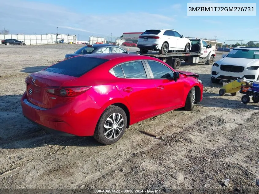 2016 Mazda Mazda3 I Sport VIN: 3MZBM1T72GM276731 Lot: 40457422