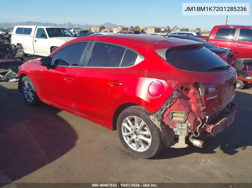 2016 Mazda Mazda3 I Sport VIN: JM1BM1K72G1285236 Lot: 40457833