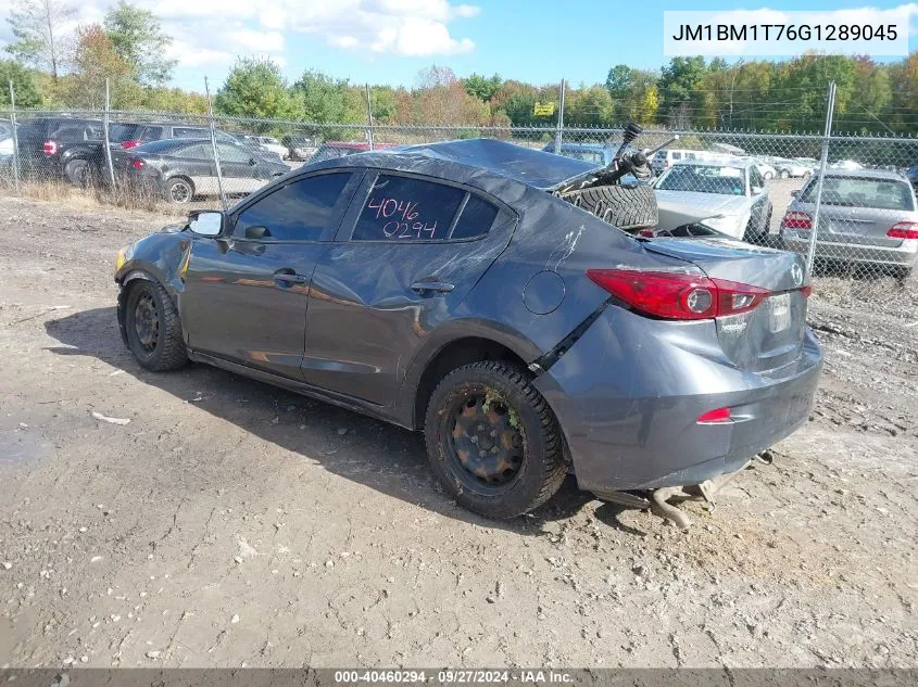 JM1BM1T76G1289045 2016 Mazda Mazda3 I Sport