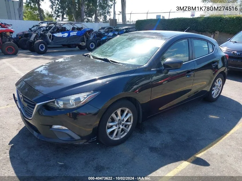 3MZBM1K78GM274516 2016 Mazda Mazda3 I Sport