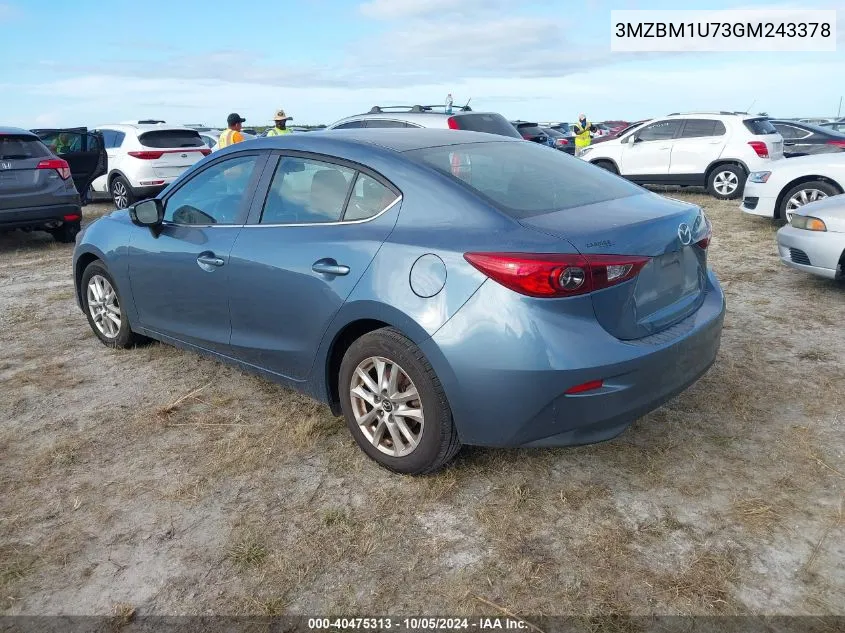 3MZBM1U73GM243378 2016 Mazda Mazda3