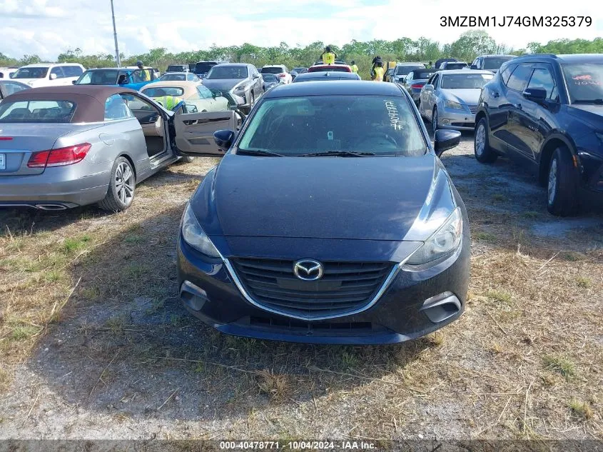 2016 Mazda Mazda3 I Sport VIN: 3MZBM1J74GM325379 Lot: 40478771