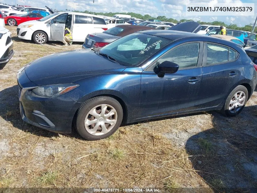 2016 Mazda Mazda3 I Sport VIN: 3MZBM1J74GM325379 Lot: 40478771