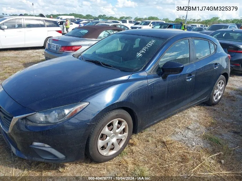 2016 Mazda Mazda3 I Sport VIN: 3MZBM1J74GM325379 Lot: 40478771