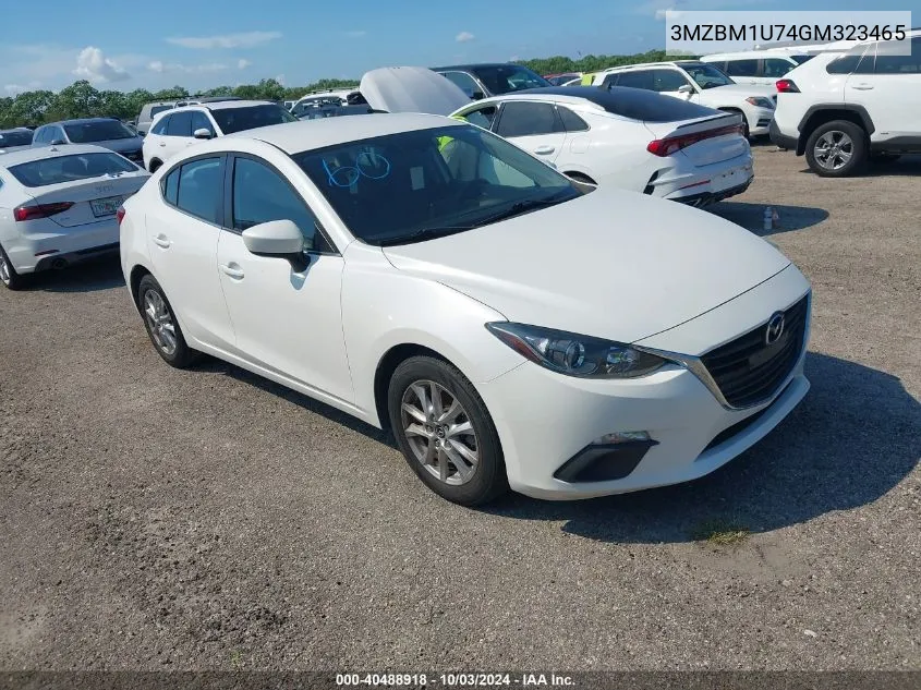 2016 Mazda Mazda3 I Sport VIN: 3MZBM1U74GM323465 Lot: 40488918