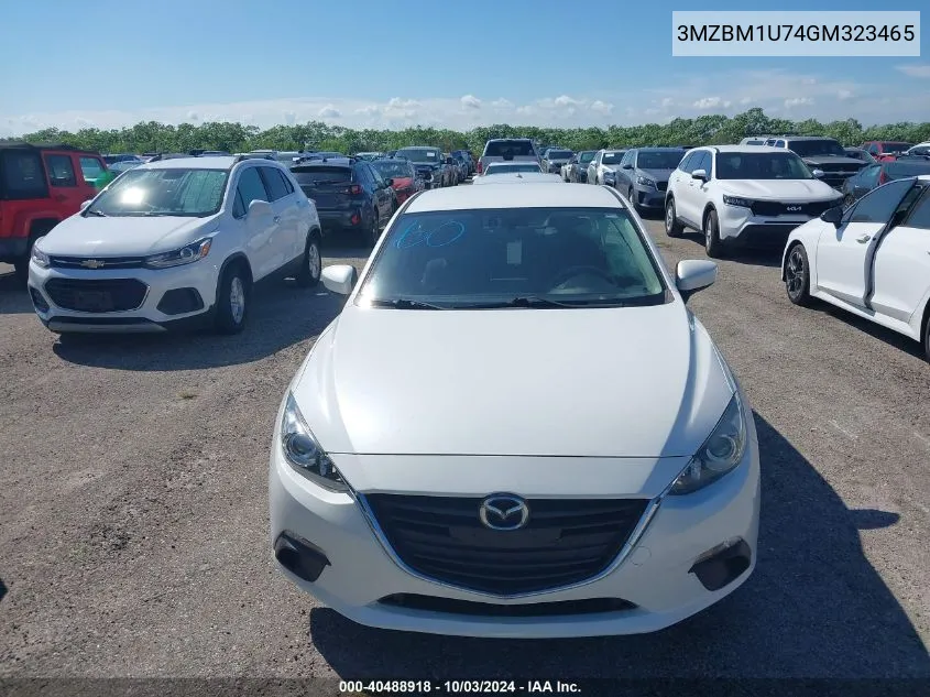 2016 Mazda Mazda3 I Sport VIN: 3MZBM1U74GM323465 Lot: 40488918