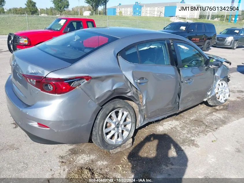 JM1BM1U76G1342504 2016 Mazda Mazda3 I Sport