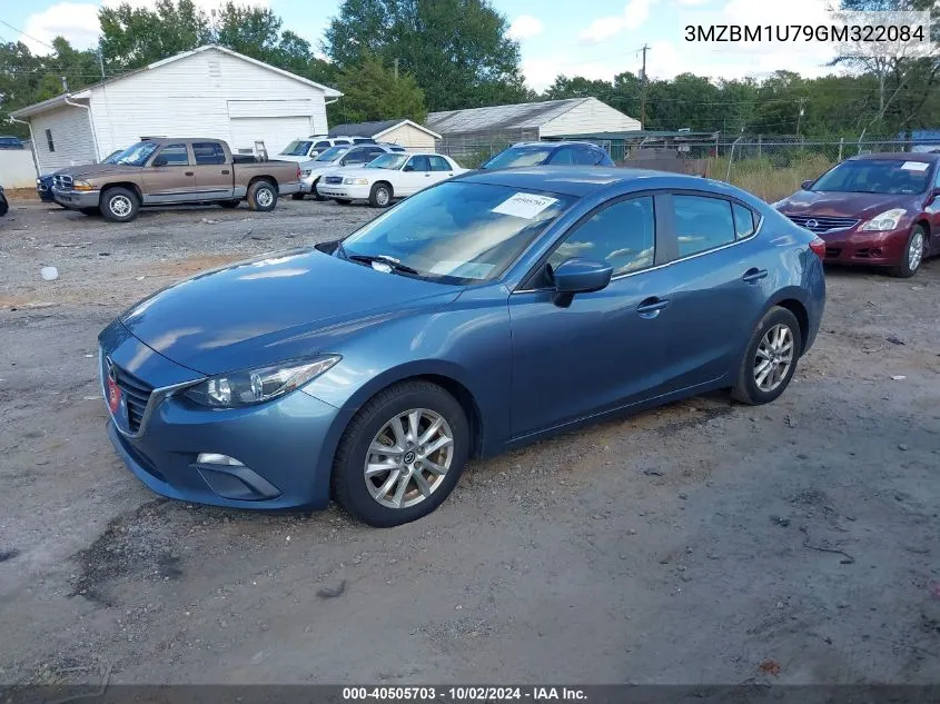 2016 Mazda Mazda3 I Sport VIN: 3MZBM1U79GM322084 Lot: 40505703