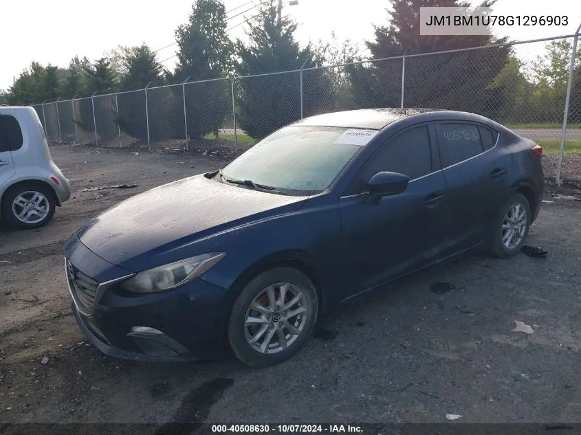 2016 Mazda 3 Sport VIN: JM1BM1U78G1296903 Lot: 40508630