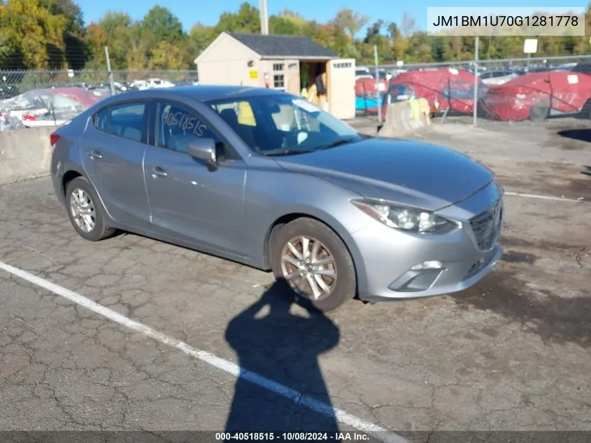 JM1BM1U70G1281778 2016 Mazda Mazda3 Sport