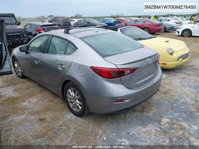 2016 Mazda Mazda3 I Touring VIN: 3MZBM1W70GM276450 Lot: 40521225