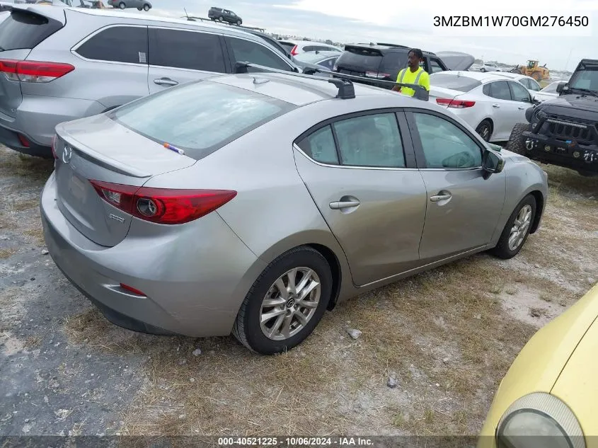 2016 Mazda Mazda3 I Touring VIN: 3MZBM1W70GM276450 Lot: 40521225