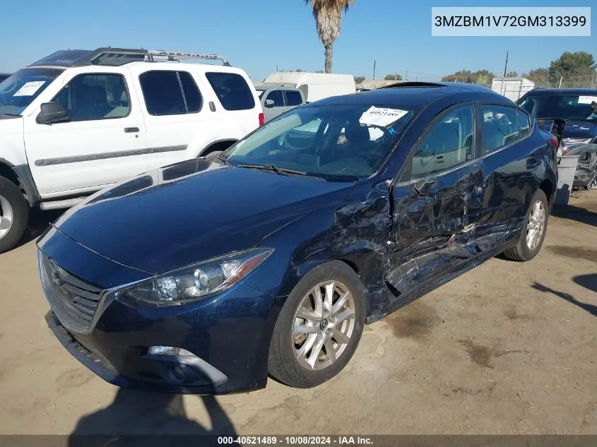 2016 Mazda Mazda3 I Touring VIN: 3MZBM1V72GM313399 Lot: 40521489