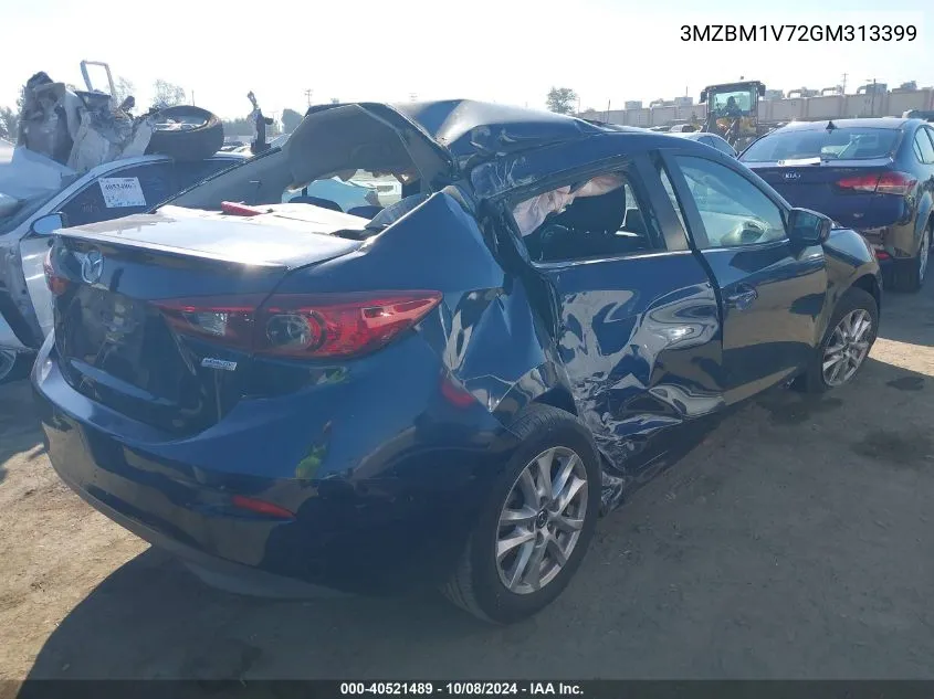 2016 Mazda Mazda3 I Touring VIN: 3MZBM1V72GM313399 Lot: 40521489