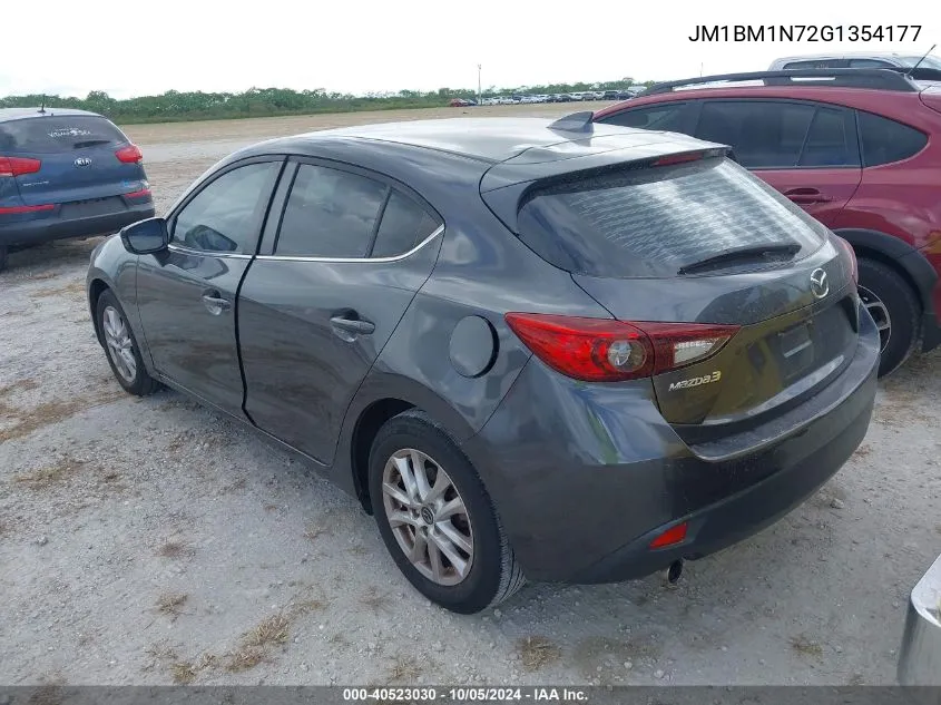 2016 Mazda 3 Grand Touring VIN: JM1BM1N72G1354177 Lot: 40523030