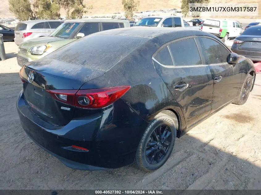 2016 Mazda Mazda3 I Sport VIN: 3MZBM1U7XGM317587 Lot: 40527392