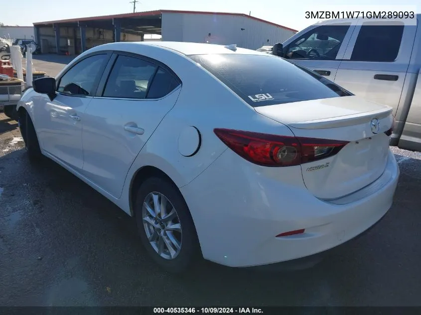 2016 Mazda Mazda3 I Touring VIN: 3MZBM1W71GM289093 Lot: 40535346